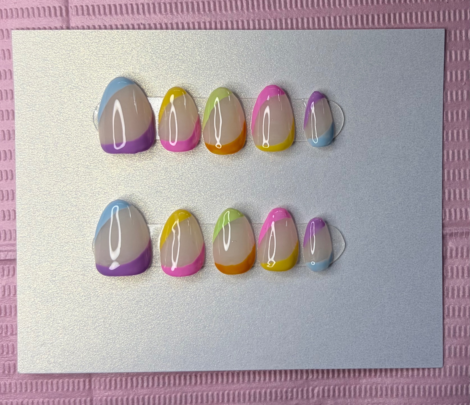 Pastel Colorblock French