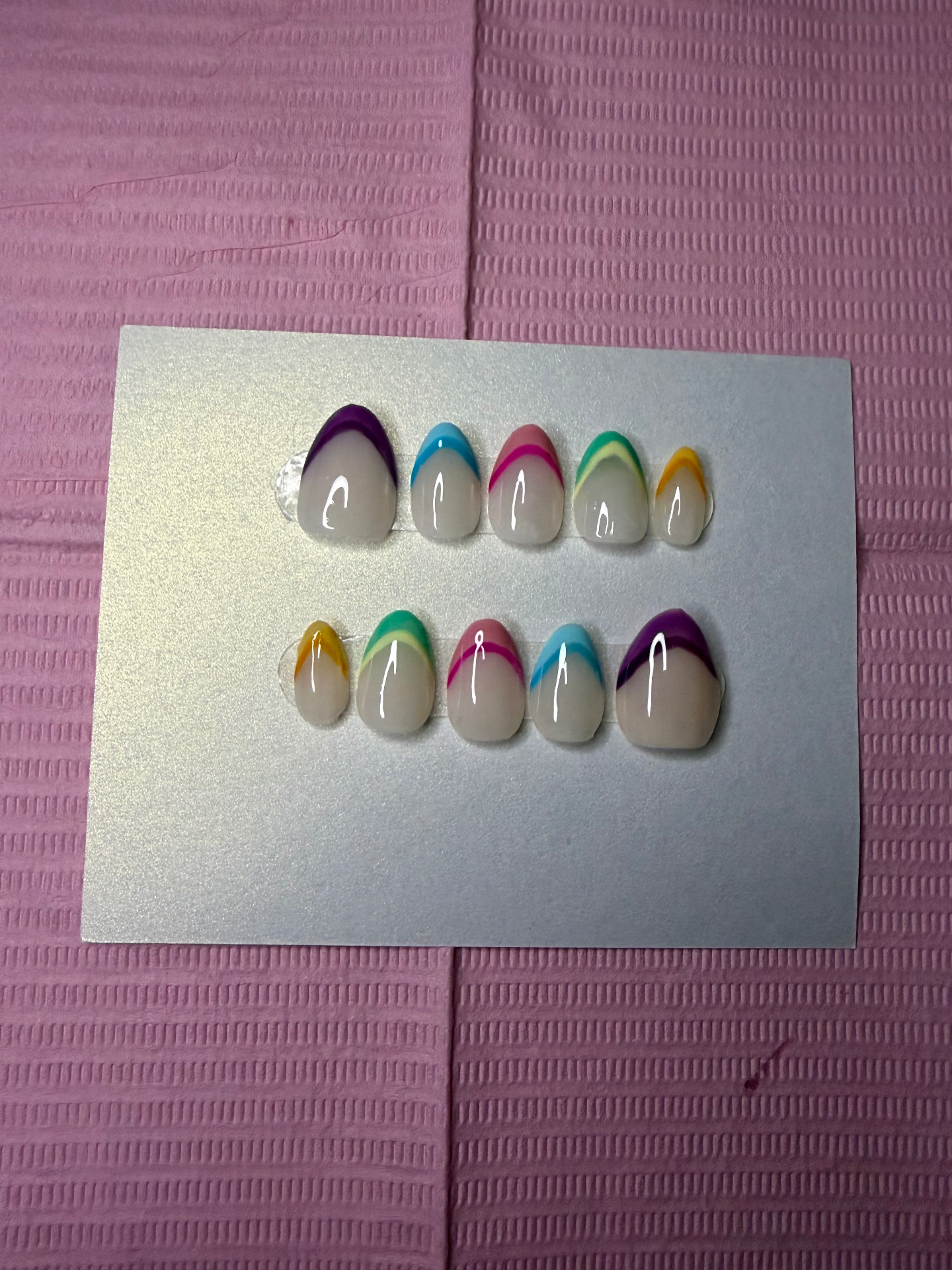 Rainbow Swoosh French